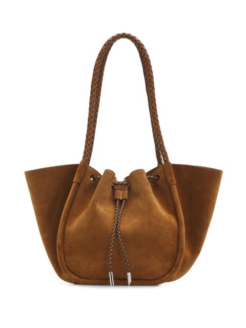 Proenza Schouler Women's Braided Large Suede Tote Bag - Hazelnut