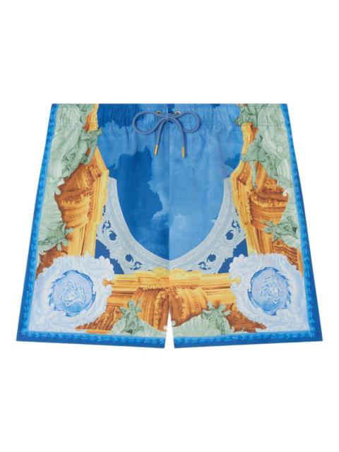 VERSACE printed swim shorts