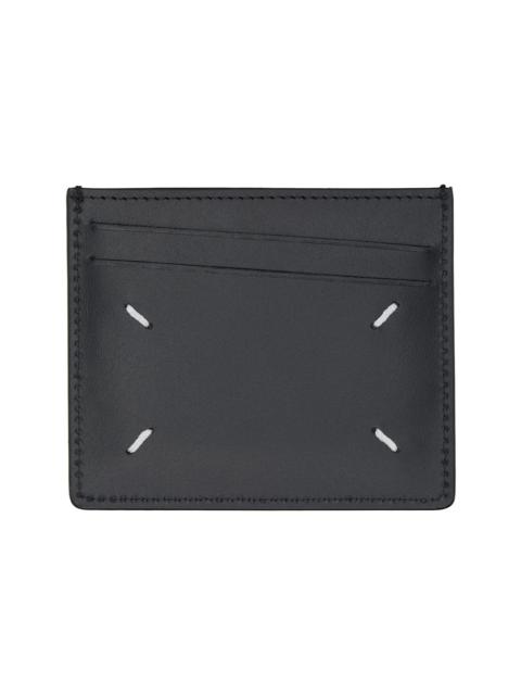 Maison Margiela Black Four Stitches Card Holder