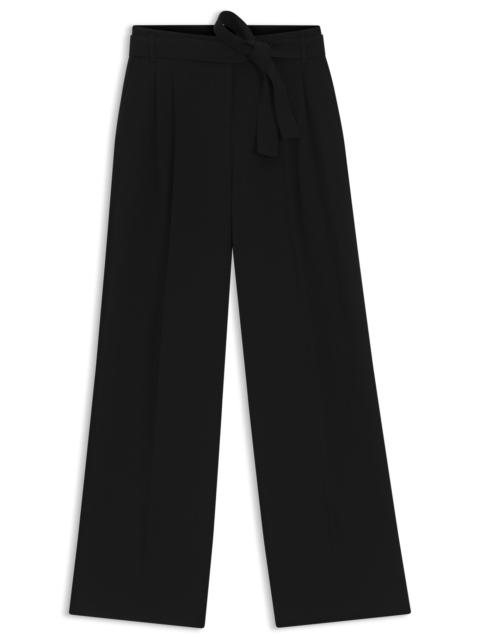 BOSS RELAXED-FIT TROUSERS IN CREASE-RESISTANT JAPANESE CREPE
