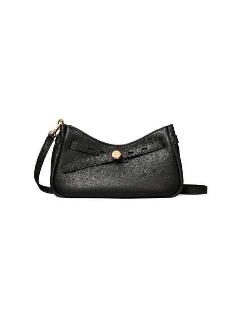 TORY BURCH Women's Textured Leather Crossbody Bag - Black