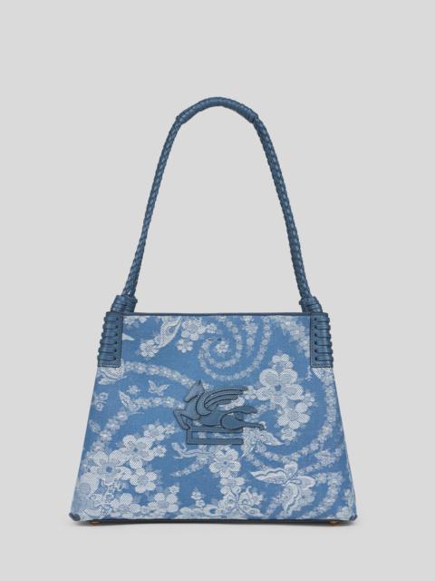 Etro SMALL DENIM LIBRA TOTE BAG