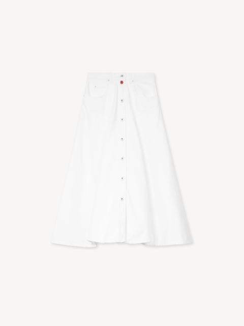 KENZO Long skirt in japanese denim