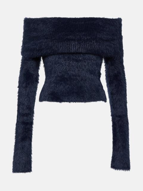 Acne Studios Off-shoulder cropped sweater