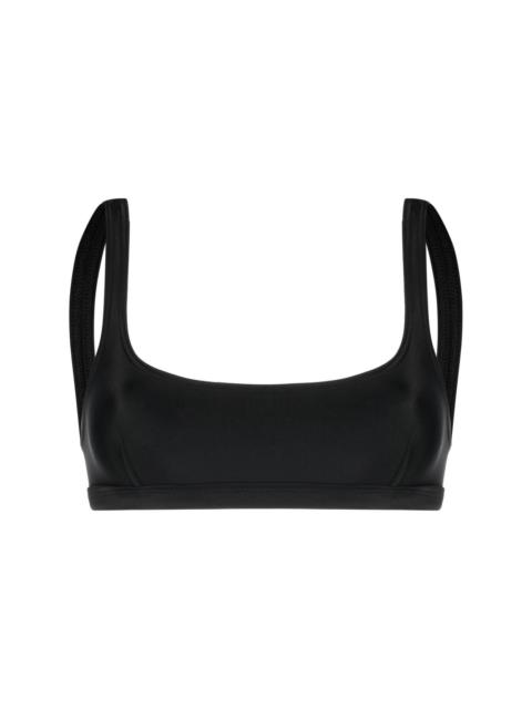 scoop-neck bikini top