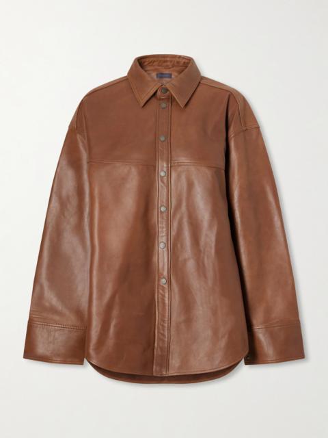 HAIKURE Victoria Leather Shirt