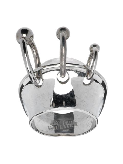 Jean Paul Gaultier 'The Silver-Tone Piercing' Ring