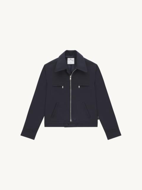 courrèges RETRO TWILL ZIP WORKWEAR JACKET