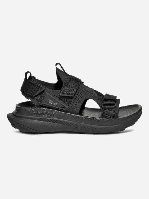 Teva Men's Aventrail Trail Running Sandal in Black/Black