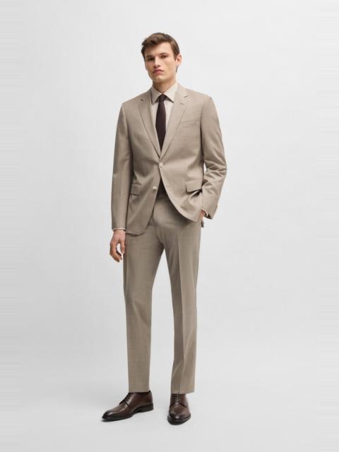 BOSS SLIM-FIT SUIT IN VIRGIN WOOL
