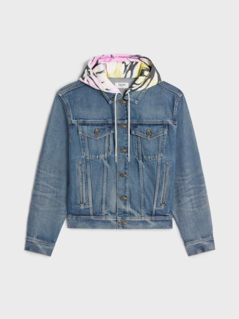 CELINE｜DENIM JACKETS (TRUCKER JACKET IN CLEAN DARK UNIO Celine Trucker Denim Jacket Clean Dark Union Wash - GB