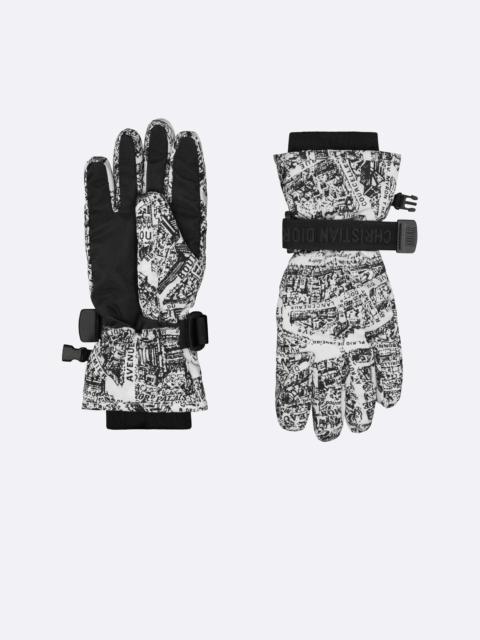 Dior Plan de Paris Ski Gloves