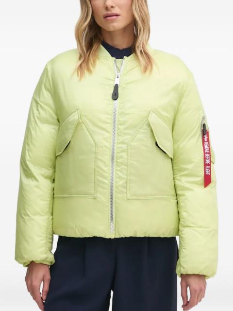 ALPHA INDUSTRIES MA-1 zip pocket jacket