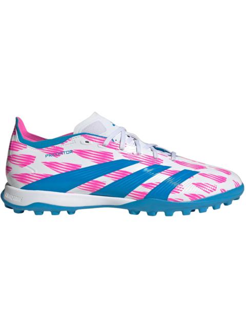 adidas Predator League Turf Cloud White Solar Blue Solar Pink