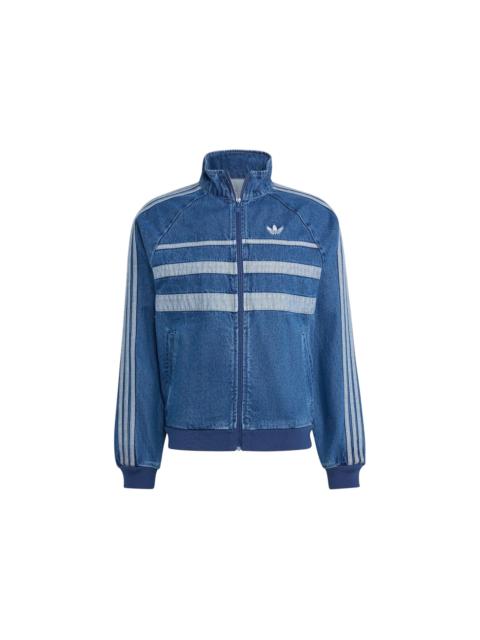 adidas adidas Adicolor First Denim Track Top Blue Light Denim