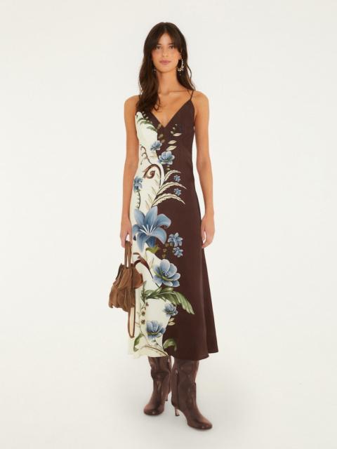 FARM RIO Millena Sleeveless Midi Dress