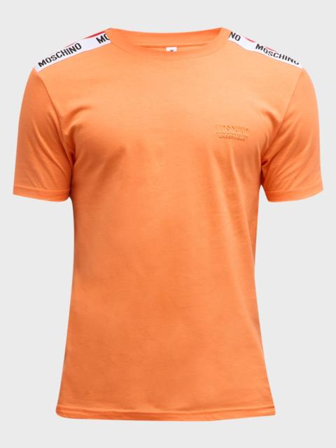 Moschino Men's T-Shirt with Shoulder Taping