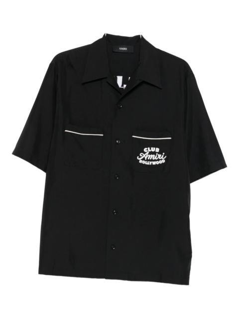 Amiri Embroidered-pocket Short-sleeve Shirt