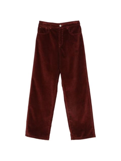 RÓHE corduroy straight-leg trousers