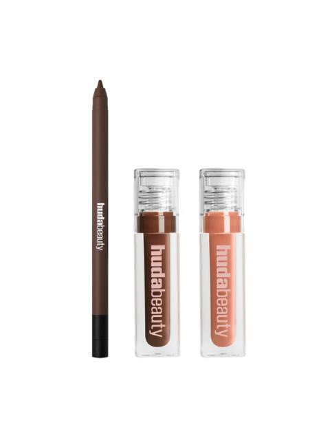 Huda Beauty Coco honey lip kit