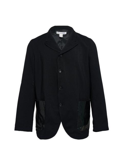 Comme des Garçons SHIRT Polyester Twill Notched Jacket