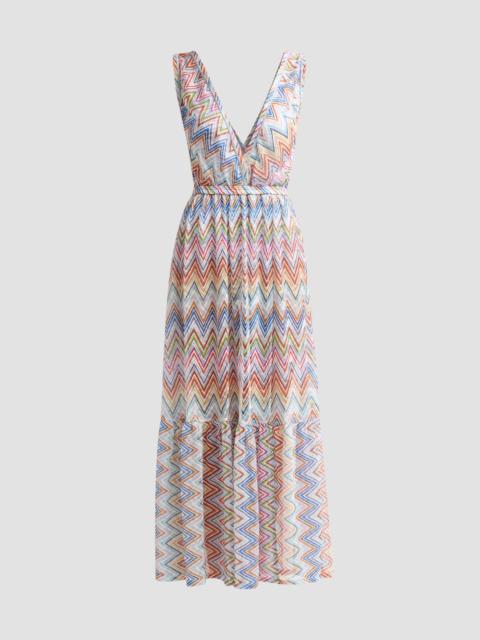 Missoni Women's ZigZag V-Neck Maxi Dress - Multicolor