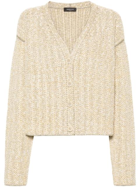 FABIANA FILIPPI metallic-embellished tweed cardigan