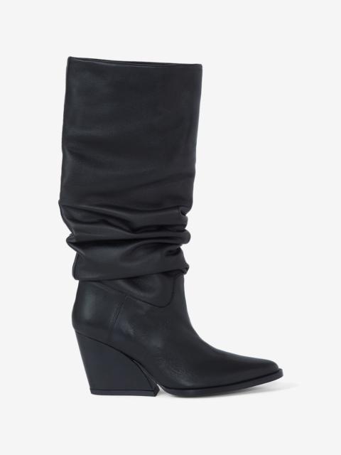 KENZO Billow high-heeled leather boots