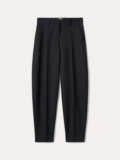 Barrel leg trousers black