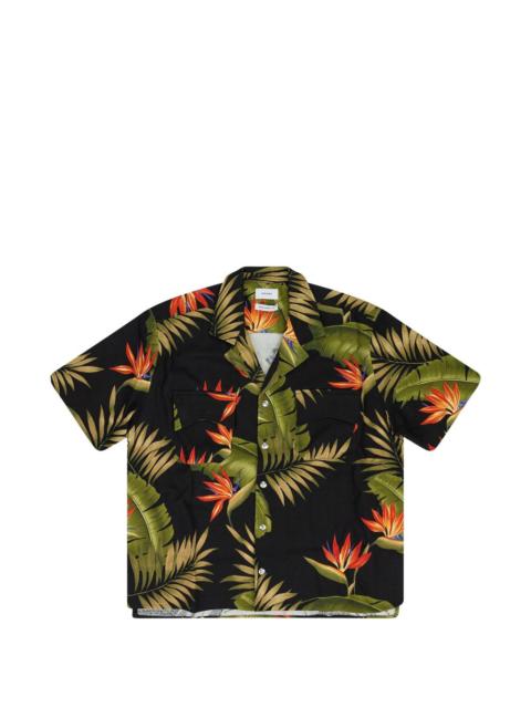 Rhude buttoned print shirt
