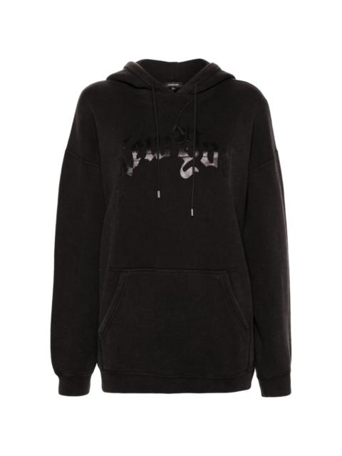 R13 NEW YORK HOODIE - ACID BLACK