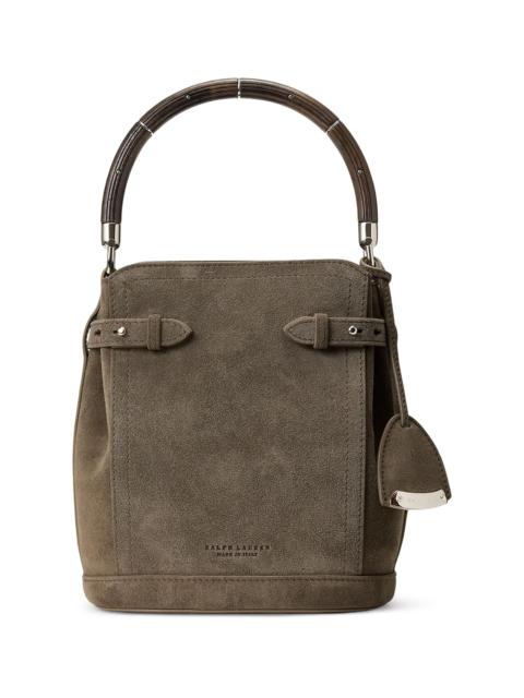 Ralph Lauren Women's The Ralph Small Suede Bucket Bag - Dark Taupe