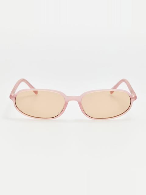 LINDA FARROW Notte Sunglasses in Blush