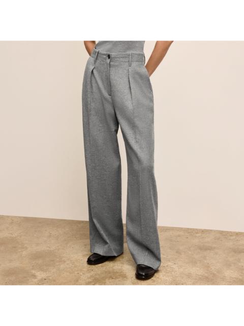 M.M.LaFleur Zuri Pleated Trouser - Heritage Tweed
