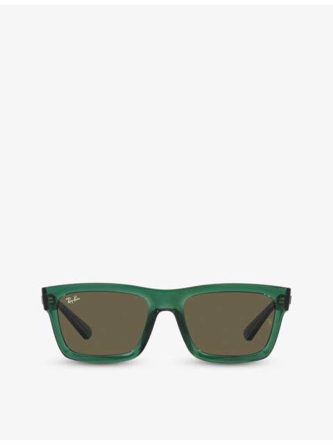 Ray-Ban RB4396 Warren rectangle-frame acetate sunglasses