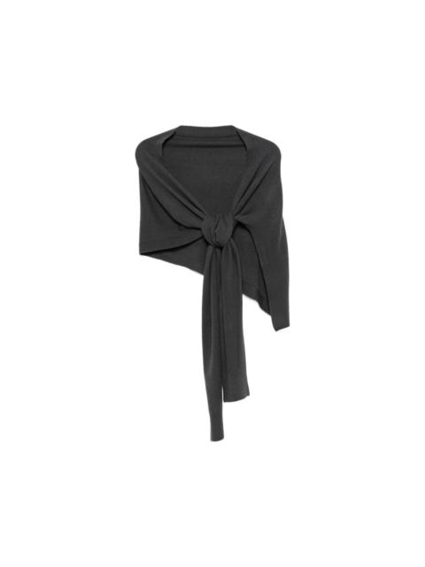 Lemaire fine-knit wrap scarf
