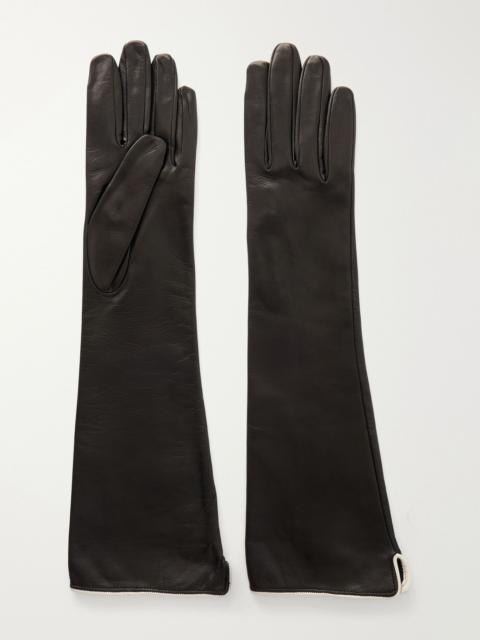LIÉ STUDIO The Kyle leather gloves Black