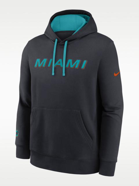 Nike Miami Dolphins Rivalries Collection Club Men's Nike NFL Pullover Hoodie