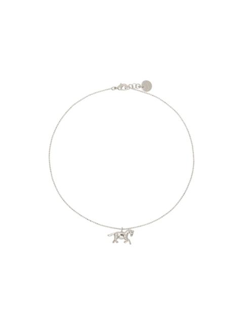 Marni Silver Horse Charm Necklace