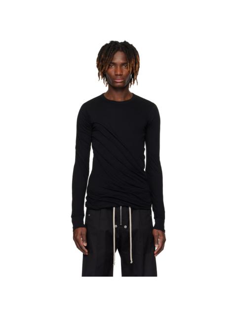 Rick Owens Black Hollywood Double LS T-shirt