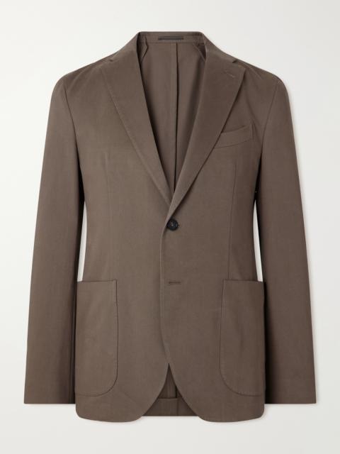 SLOWEAR Stretch-Cotton Gabardine Suit Jacket
