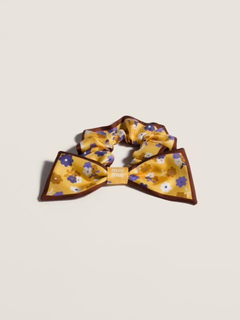 Miu Miu Twill scrunchie