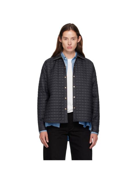 Black Quilted Shirt