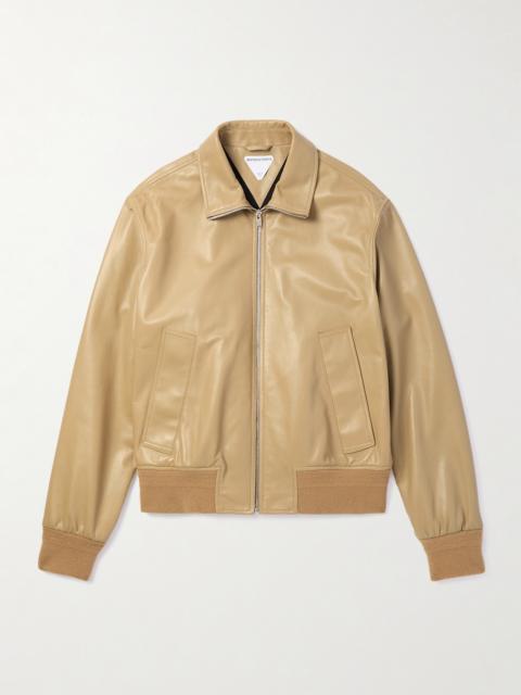Bottega Veneta Leather Blouson Jacket