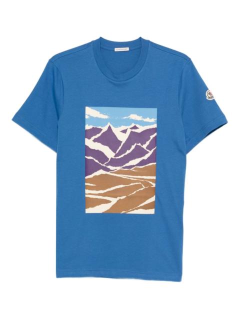 Moncler graphic-print short-sleeve T-shirt
