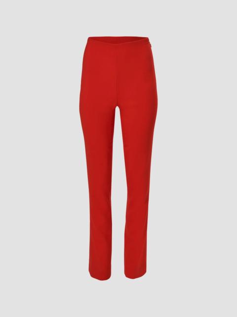 CAROLINA HERRERA Women's Stretch-Wool Cigarette Pants - Chili Red