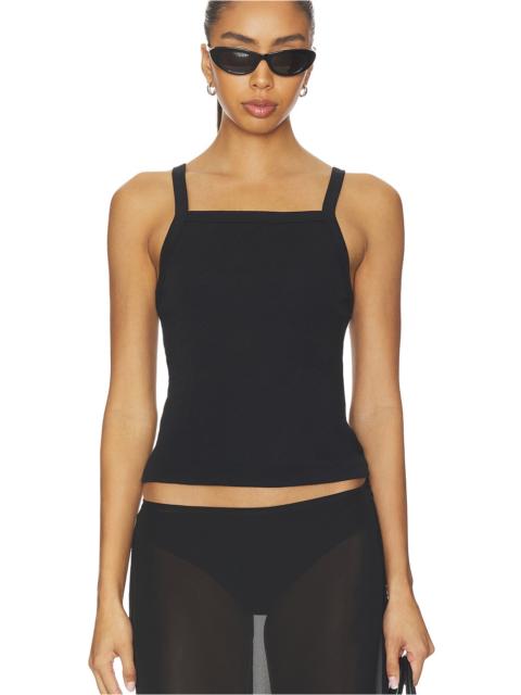 LESET Nando Square Neck Tank