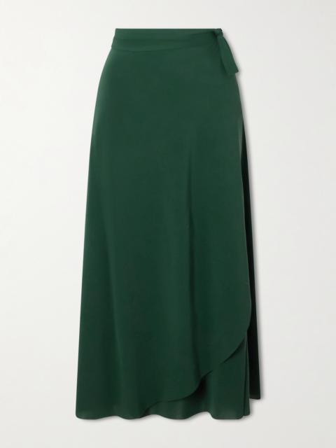 ERES Julieta Stretch-jersey Wrap Midi Skirt