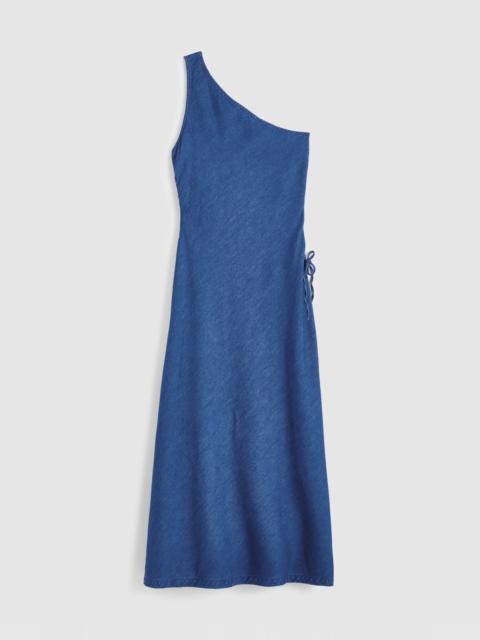 Madewell Denim One-Shoulder Maxi Dress