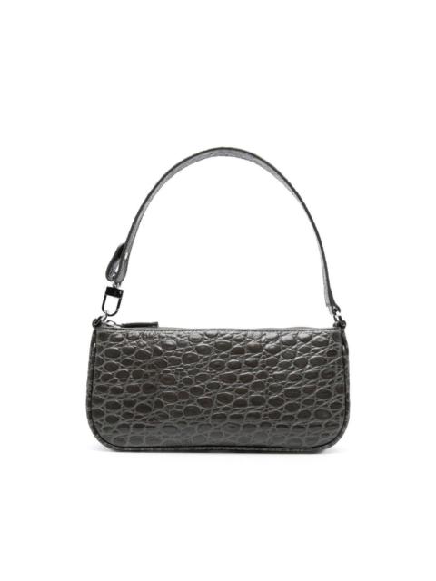 Rachel crocodile-embossed shoulder bag